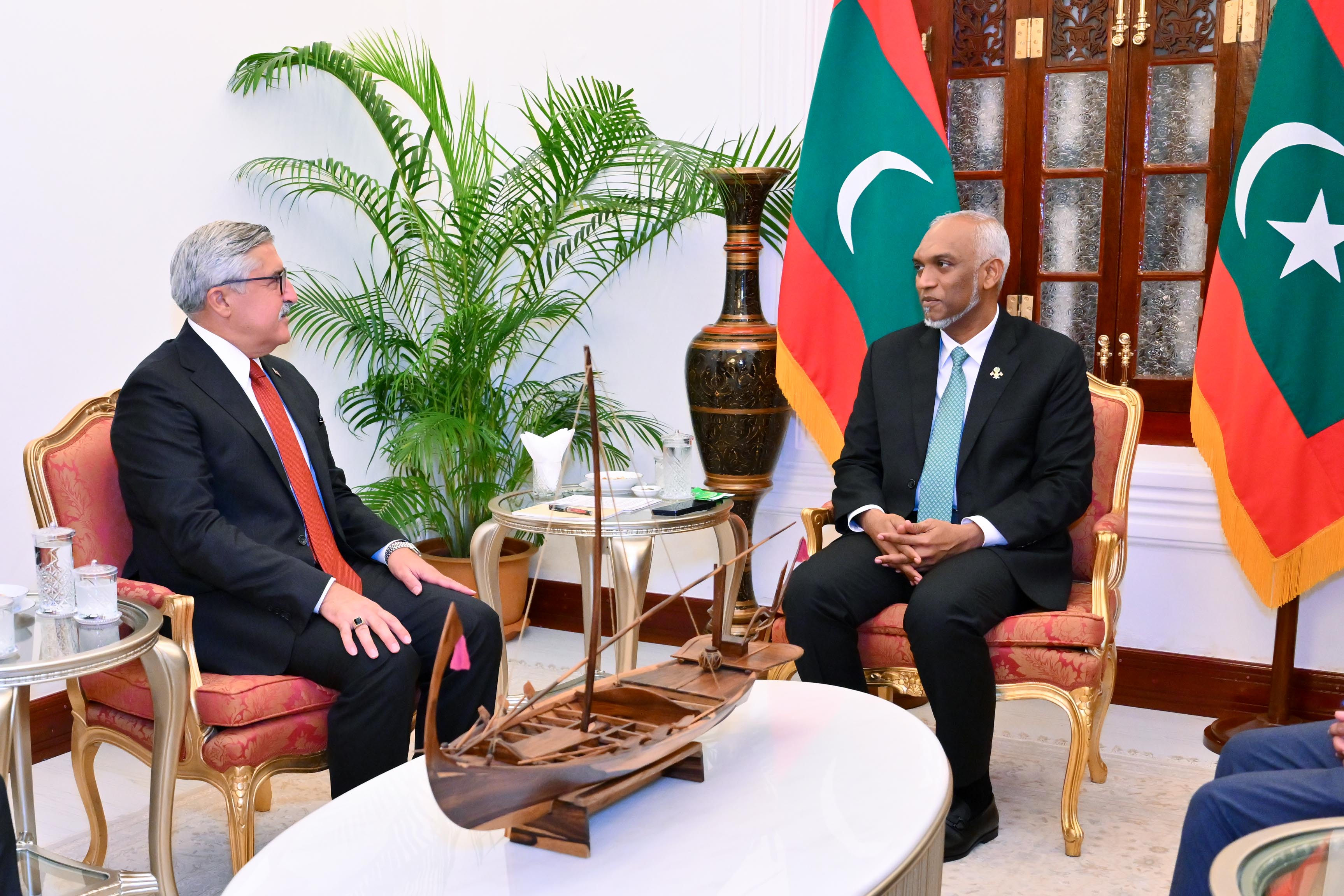 ތުރުކީ އާއި ރާއްޖެއާއި ދެމެދުގައި އޮތް ގާތް ގުޅުން އިތުރަށް ބަދަހި ކުރަށްވާނެކަމުގެ ޔަޤީންކަން ރައީސް ދެއްވައިފި