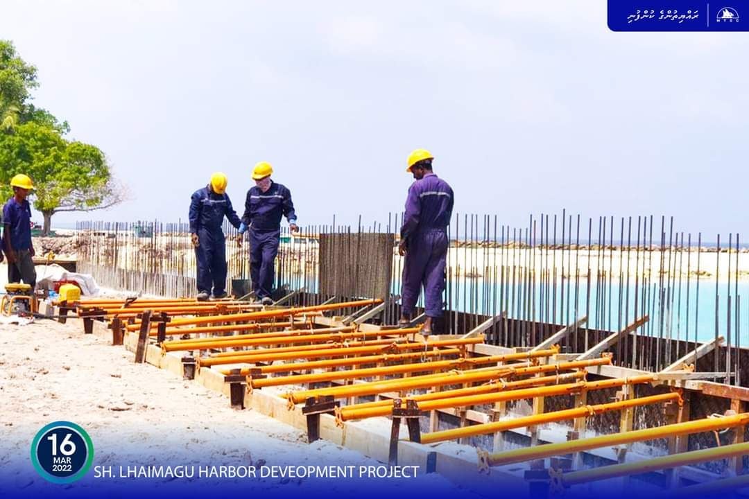 ޅައިމަގު ބަނދަރު: ނެރު ފުންކުރުމުގެ މަސައްކަތުގެ 61 އިންސައްތަ ނިމިއްޖެ