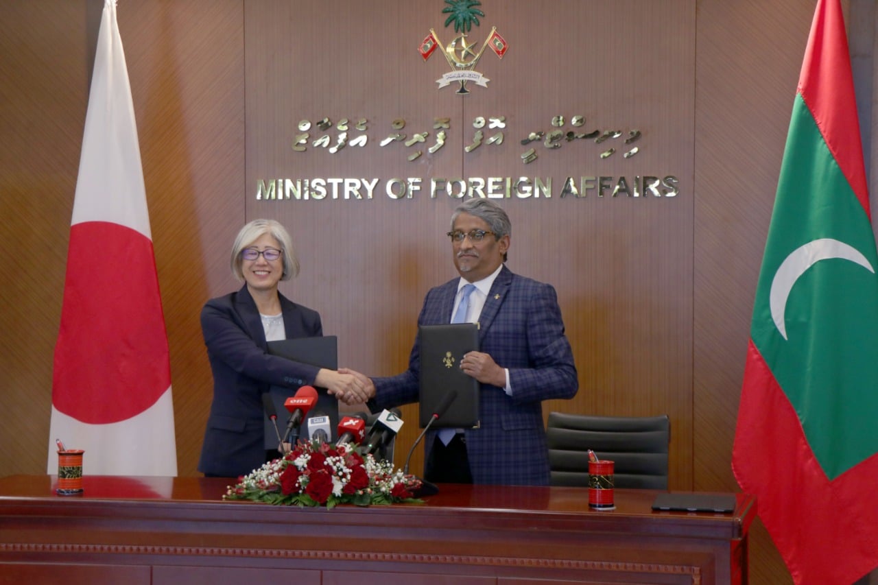 ޖަޕާނުން ރާއްޖެއަށް 5.1 މިލިއަން ޑޮލަރުގެ އެހީއެއް ދީފި