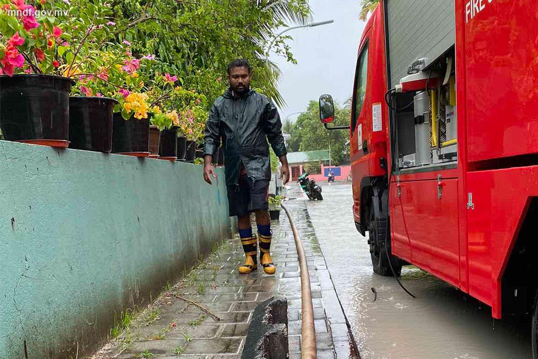 ބޯކޮށް ވާރޭވެހި ފުވައްމުލަކުގައި ފެންބޮޑުވެއްޖެ