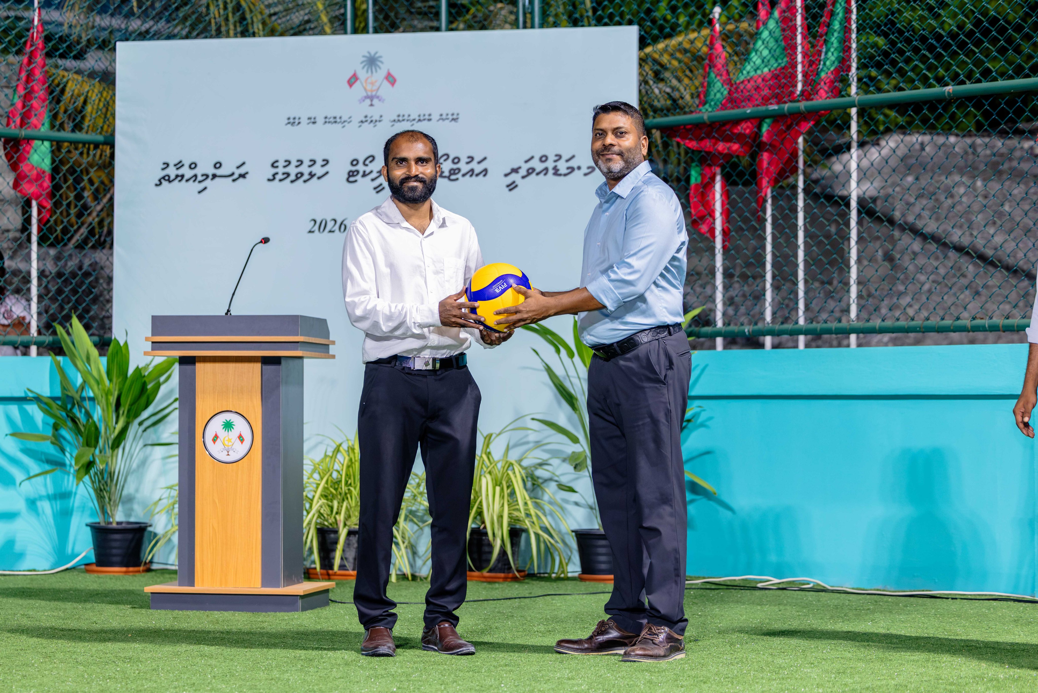 މަޑުއްވަރީ ވޮލީ ކޯޓު ހުޅުވުން-