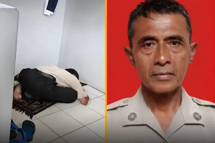 ކިހާ ރީތި މަރެއް: ނަމާދުގެ ސުޖޫދުގައި އޮއްވާ ސެކިއުރިޓީ ގާޑަކު ނިޔާވެއްޖެ