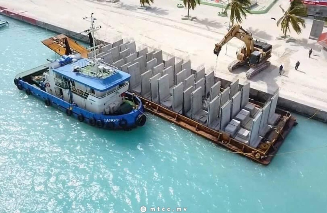 އިހަވަންދޫ ބަނދަރުގެ އެއްގަމު ތޮށިލުމުގެ މަސައްކަތް ފަށަން ތައްޔާރުވެެއްޖެ