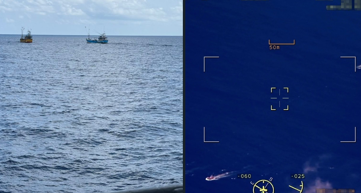 ގަވާއިދާ ހިލާފަށް ރާއްޖެ ސަރަހައްދަށް ވަދެއުޅުނު ލަންކާގެ ދެ މަސްބޯޓެއް ހިފަހައްޓައިފި