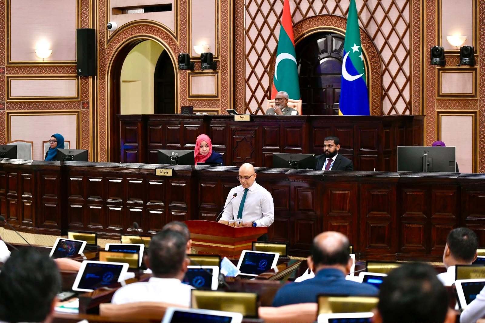 އަންނަ އަހަރަށް ލަފާކޮށް ސަރުކާރުން ހުށައެޅީ 59.7 ބިލިއަން ރުފިޔާގެ ބަޖެޓެއް، މިއީ މި އަހަރަށްވުރެ 4.5 ބިލިއަން ކުޑަ ބަޖެޓެެއް!