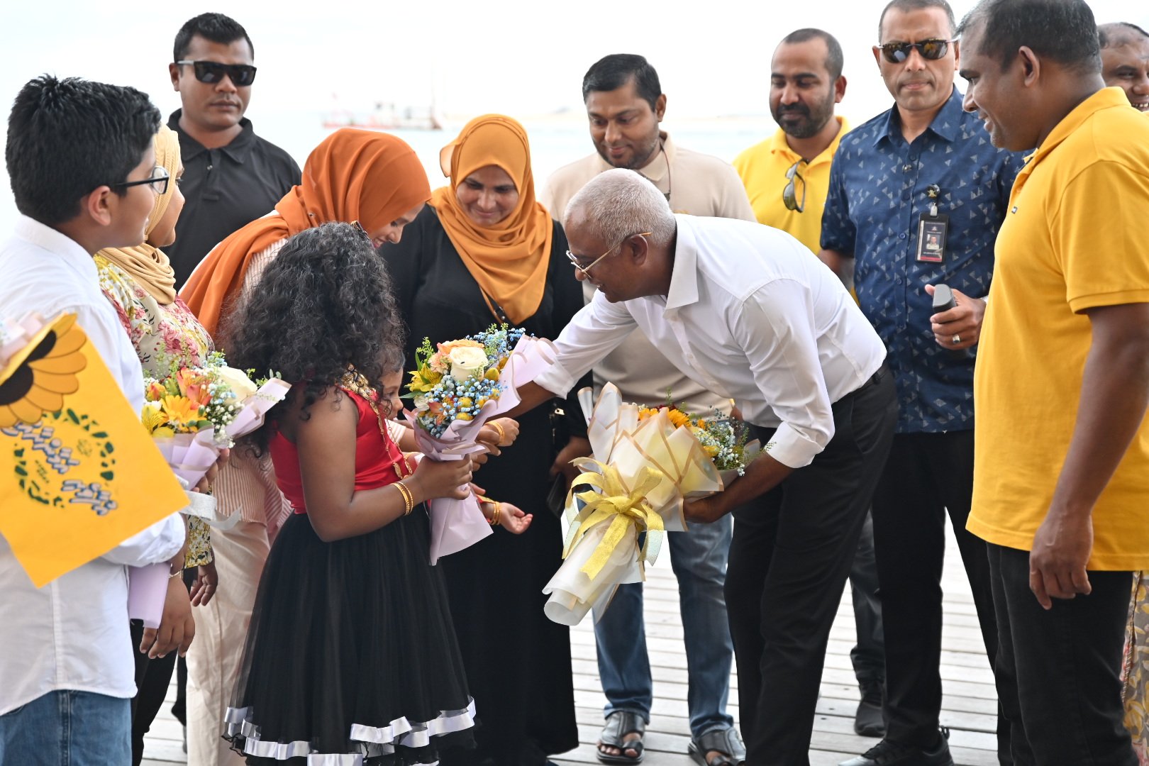 ރައީސް ސާލިހަށް ތިނަދޫއިން ހޫނު މަރުހަބާއެއް