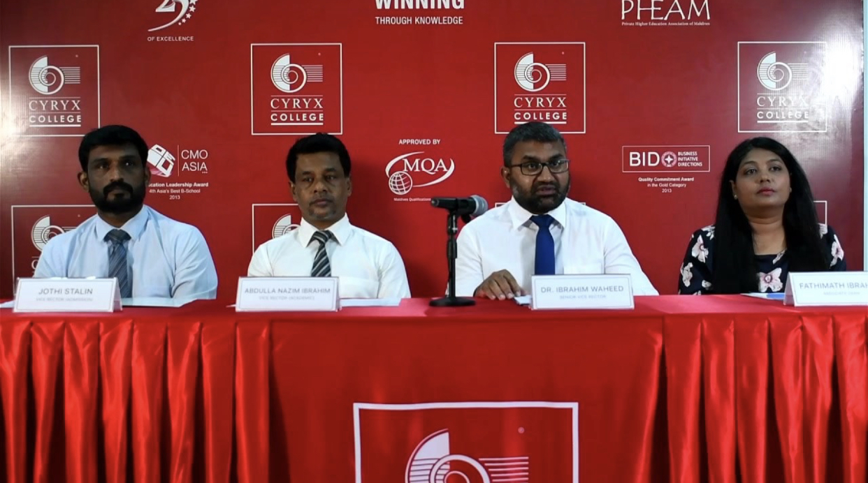 ސައިރިކްސް ކޮލެޖުގެ ކޯސްތަކަށް ކުރިމަތިލާން ހުޅުވާލައިފި