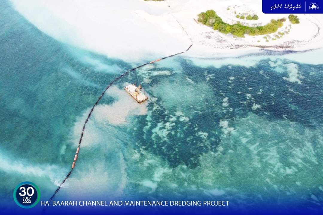 ބާރަށު ބަނދަރު ފުންކުރުމުގެ މަސައްކަތުގެ ބޮޑުބައެއް ނިންމާލައިފި