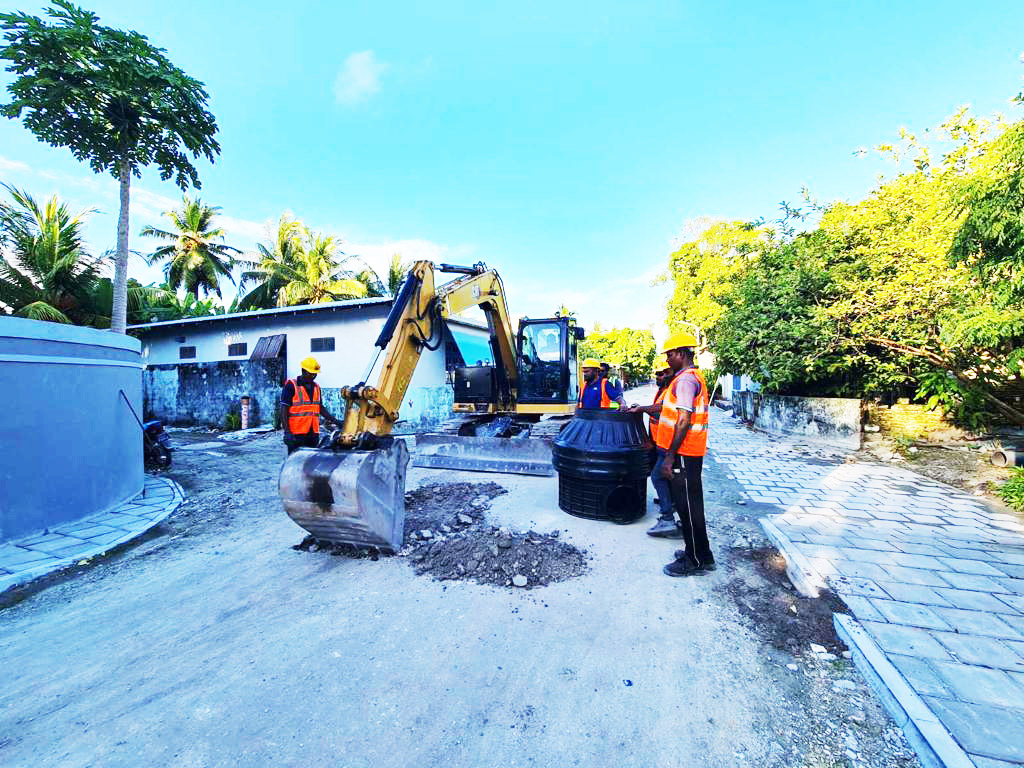 ފުވައްމުލައް ސިޓީގެ މަގުތައް ހެދުމުގެ މަސައްކަތުގެ ބޮޑުބައެއް ނިންމާލައިފި