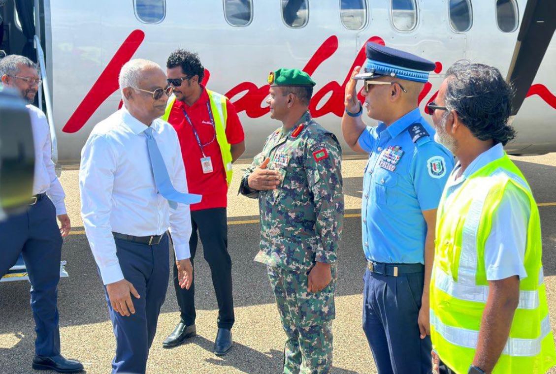 ރައީސް ސާލިހުއަށް ހިރިލަންދޫއިން ހޫނު މަރުހަބާއެއް!