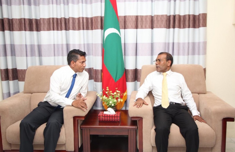 ހިތަދޫ ކޮރޮވަލު ދާއިރާއަށް ސޯބެ ކުރިމަތިލައްވަން ނިންމެވުމުން ރައީސް ނަޝީދުގެ ތާއީދު