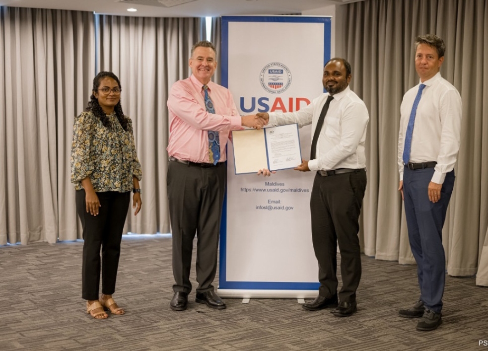 ޔޫއެސް އެއިޑްއިން ރާއްޖެއަށް 4.6 މިލިއަން ރުފިޔާގެ އެހީއެއް!