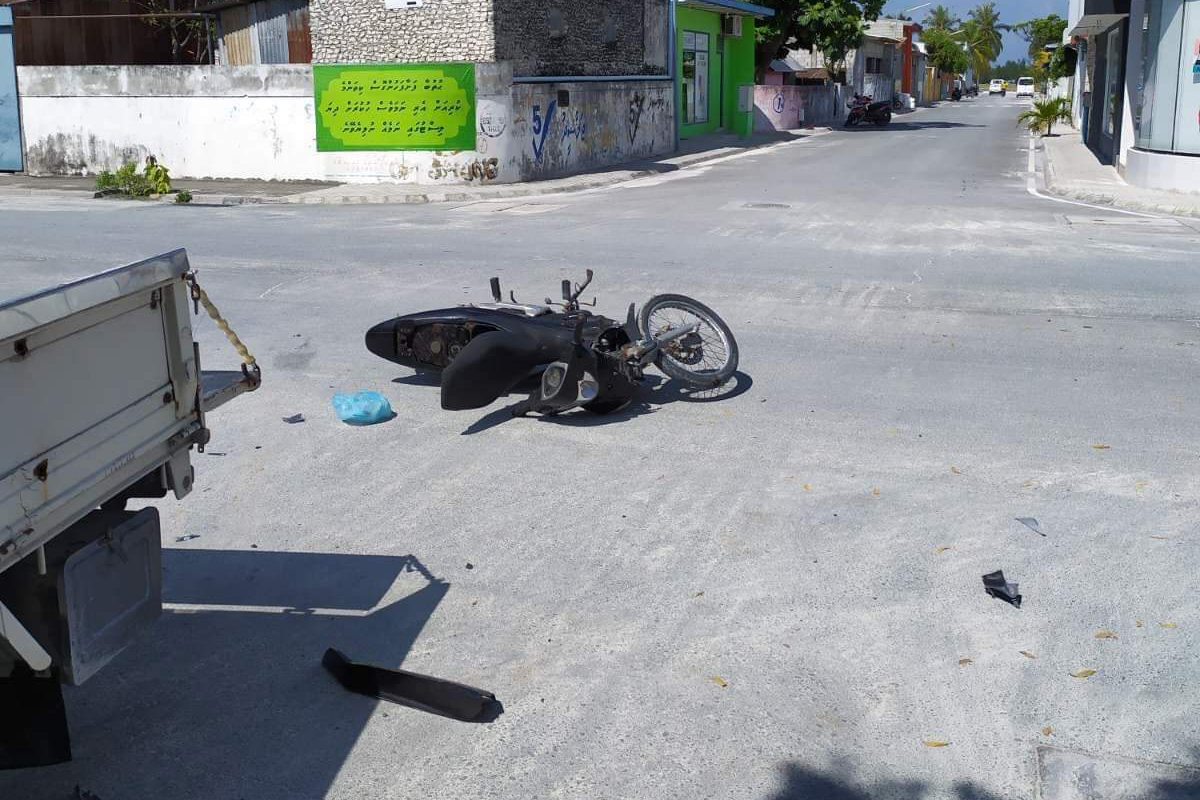 ކުޅުދުއްފުށީ އެކްސިޑެންޓްގައި އަނިޔާވި ކުއްޖާ ނިޔާވެއްޖެ