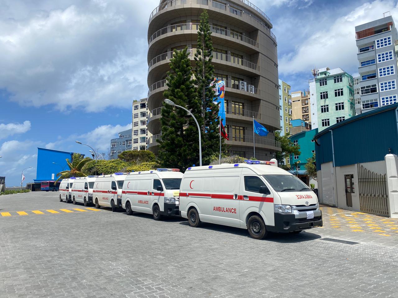 އެމްބިއުލާންސްތައް 3 ދުވަސްތެރޭގައި ރަށްރަށަށް ފޮނުވަނީ