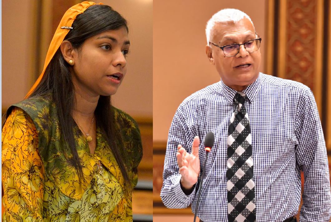 މަޖިލީހުގެ ނާއިބު ރައީސްކަމަށް ޝަރީފާއި ރޮޒައިނާ