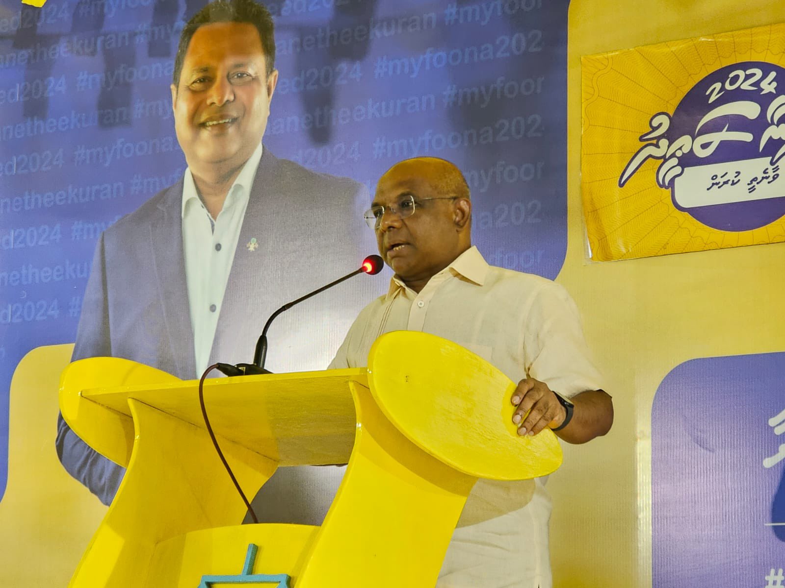 ހުޅުމާލެއާއި ދަފްތަރުގައި ތިބި މީހުންގެ އުންމީދު ގުޅިފައިވަނީ އެމްޑީޕީއާ: ޝާހިދު