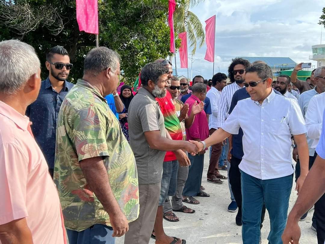 ރައީސް ޔާމިން ކުޑަހުވަދޫއަށް ވަޑައިގެންފި
