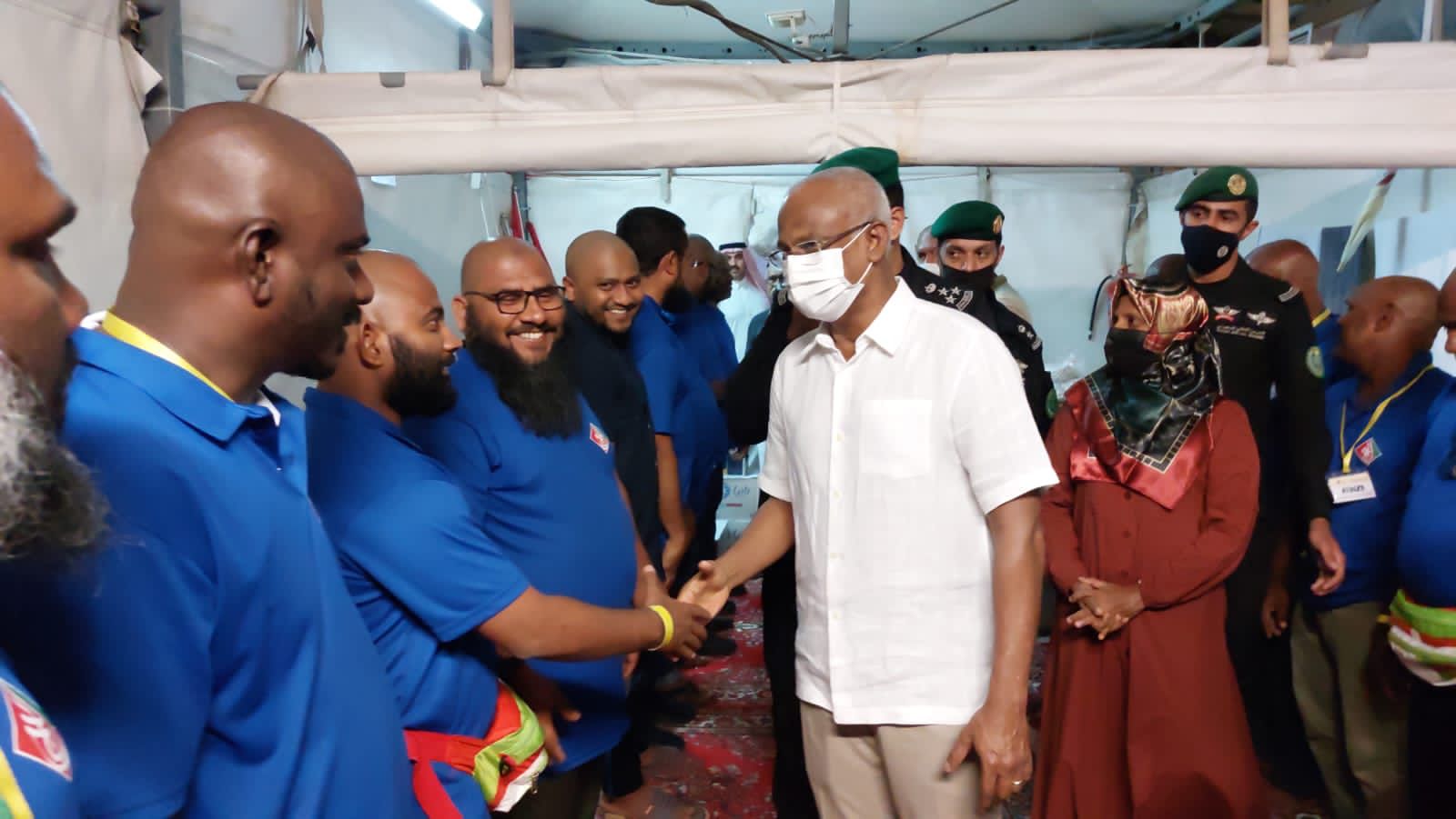 ރައީސުލްޖުމްހޫރިއްޔާ، ދިވެހި ހައްޖުވެރިންގެ ހާލު ބައްލަވައިފި
