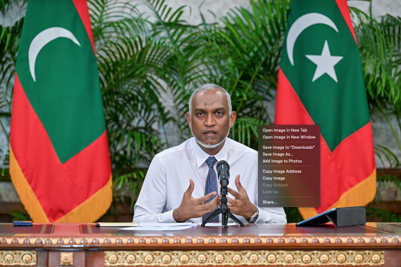 ރައީސުލްޖުމްހޫރިއްޔާ ޑރ. މުޙައްމަދު މުޢިއްޒު