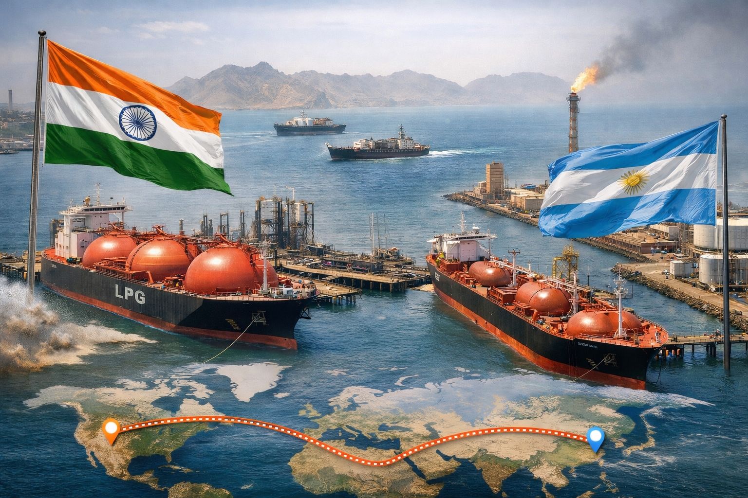 އިންޑިއާއަށް ގޭހަށް ޖެހުމުން، 20،000 ކިލޯމީޓަރު ދުރުގައި އޮތް އާޖެންޓީނާގެ އެހީތެރިކަން ހޯދައިފި