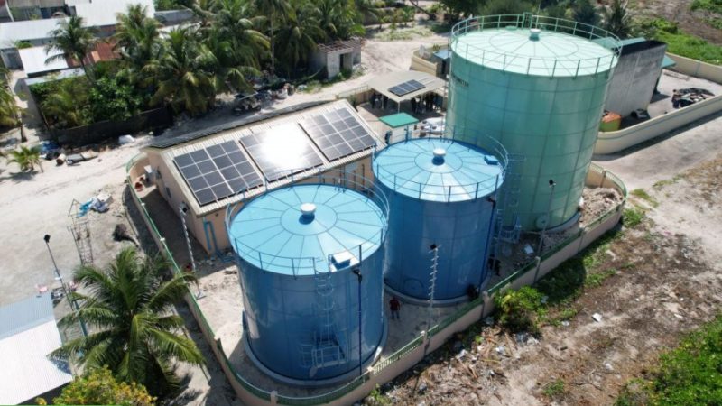 އިންނަމާދޫގައި ޤާއިމުކުރި ފެނުގެ ނިޒާމުގެ މަސައްކަތް ނިންމައި ފެން ތަހުލީލުކޮށްފި