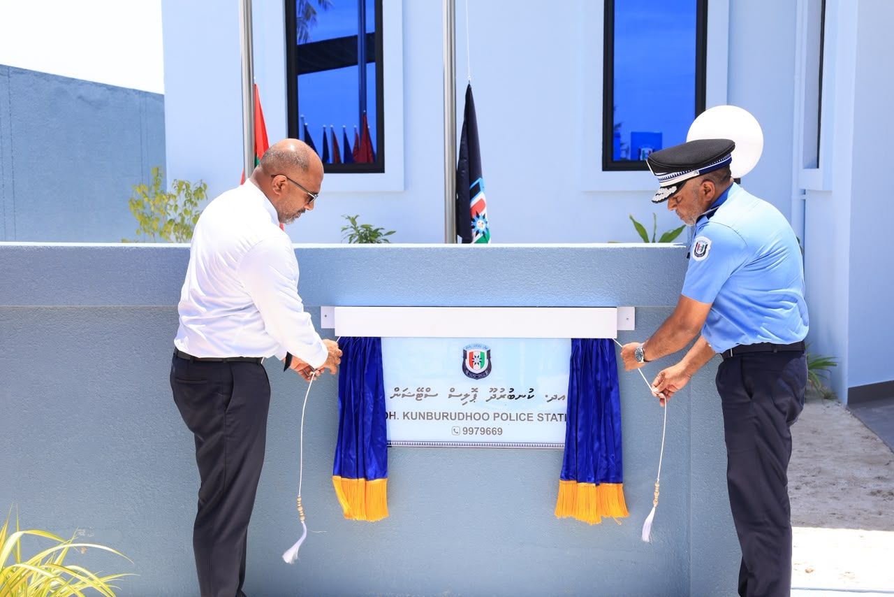 ކުނބުރުދޫގައި އަލަށް އިމާރަތްކުރި ފުލުހުންގެ މަރުކަޒު ހުޅުވައިފި
