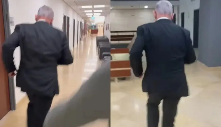 މިސައިލްގެ އަޑުތަކާއެކު އިޒްރޭލުގެ ގާނޫނު ހަދާ މަޖިލިސް މެދުކަނޑާލައި މެންބަރުން ބަންކަރުތަކަށް ވަދެ ފިލައިފި