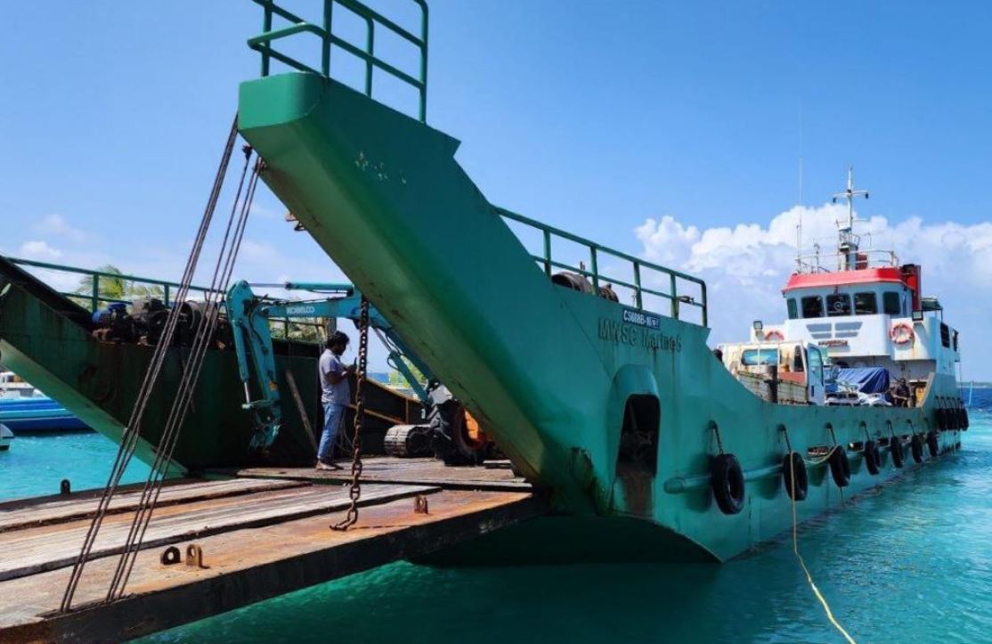 މާޅޮހު ފެނާއި ނަރުދަމާ ނިޒާމް މަޝްރޫޢަށް ބޭނުންވާ ބައެއް ސާމާނު ގެންގޮސްފި