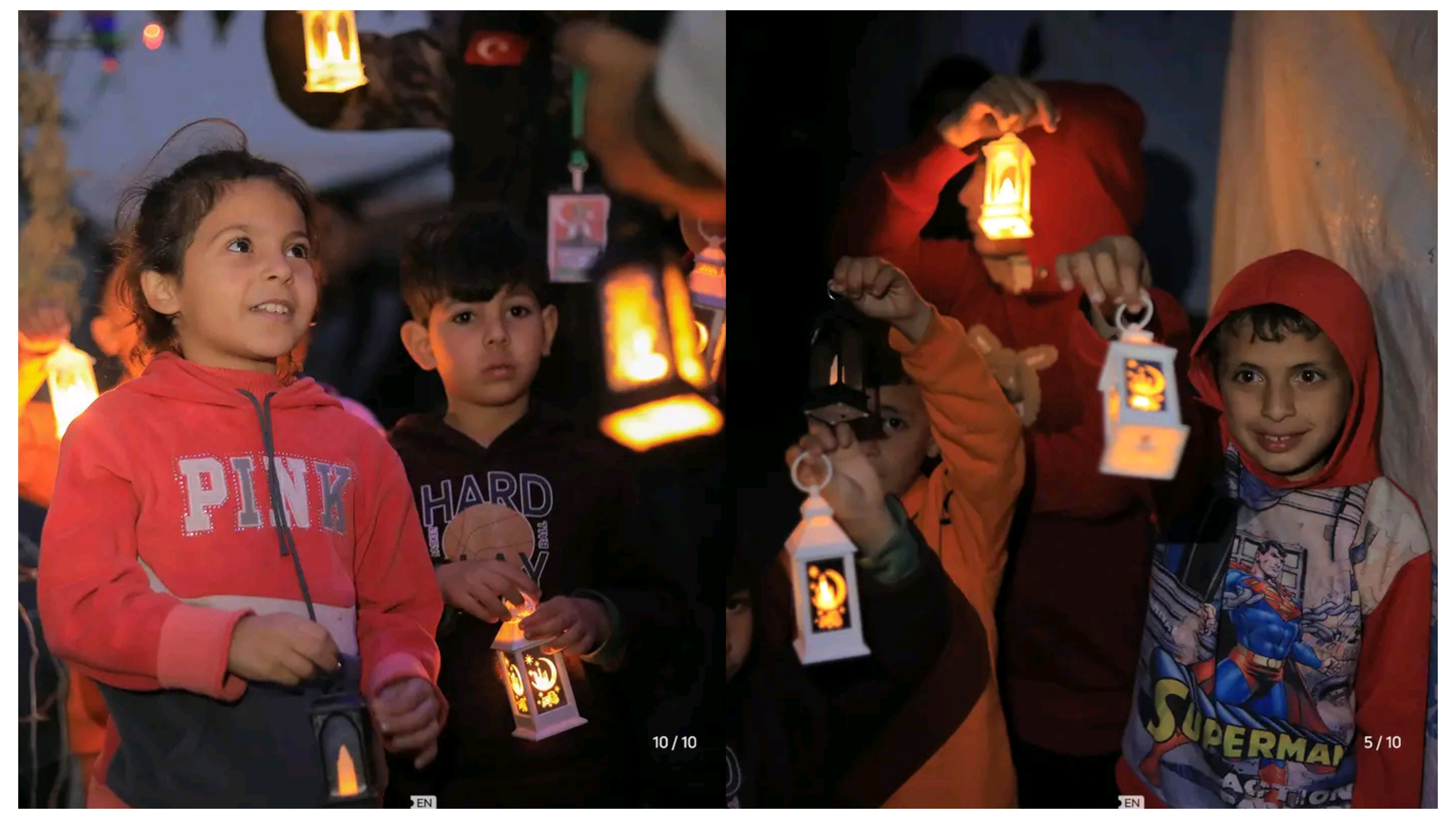 ގާޒާގެ ކުޑަކުދިންނަށް ހިނިތުންވުމެއް: ރަމަޟާން މަހު ތަފާތު ހަރަކާތްތަކެއް ބާއްވަނީ