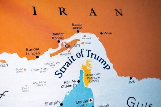 ހޯރްމޫޒް ކަނޑުއޮޅީގެ ނަން "ޓްރަމްޕް" އަށް ބަދަލުކުރި މެޕެއް ޓްރަމްޕް އާންމުކޮށްފި