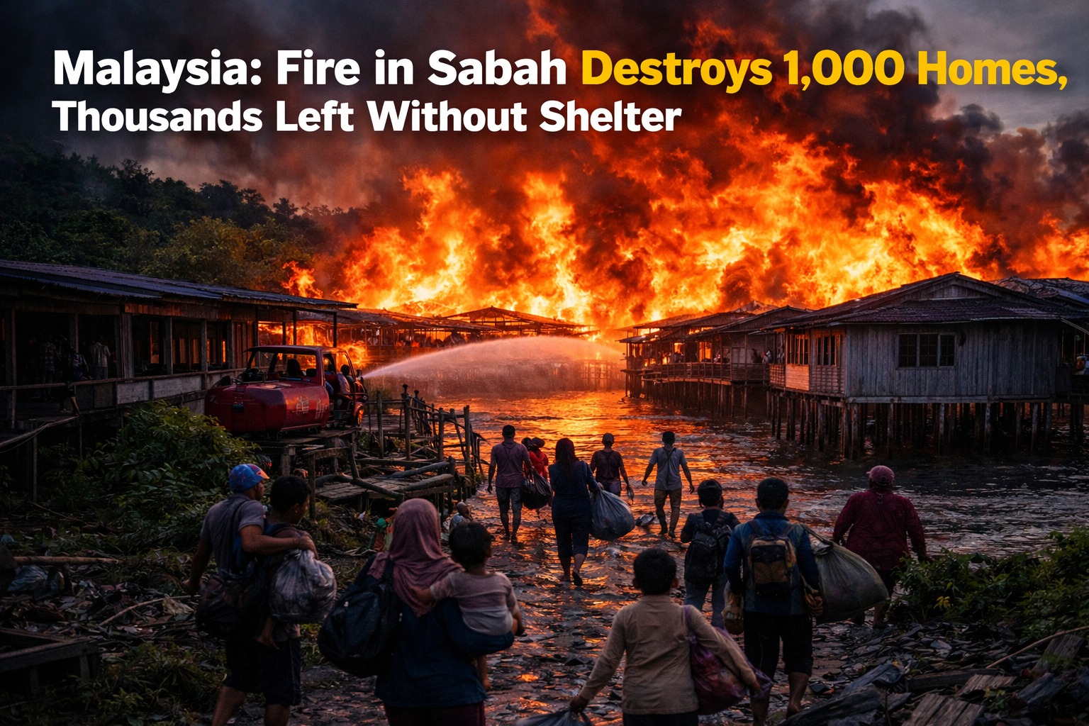 ސަބާގައި ހިނގި ނުރައްކާތެރި އަލިފާނުގެ ހާދިސާއެއްގައި 1,000 ގެ އަނދައި، އެތައް ހާސް ބަޔަކު ހާލުގައި ޖެހިއްޖެ