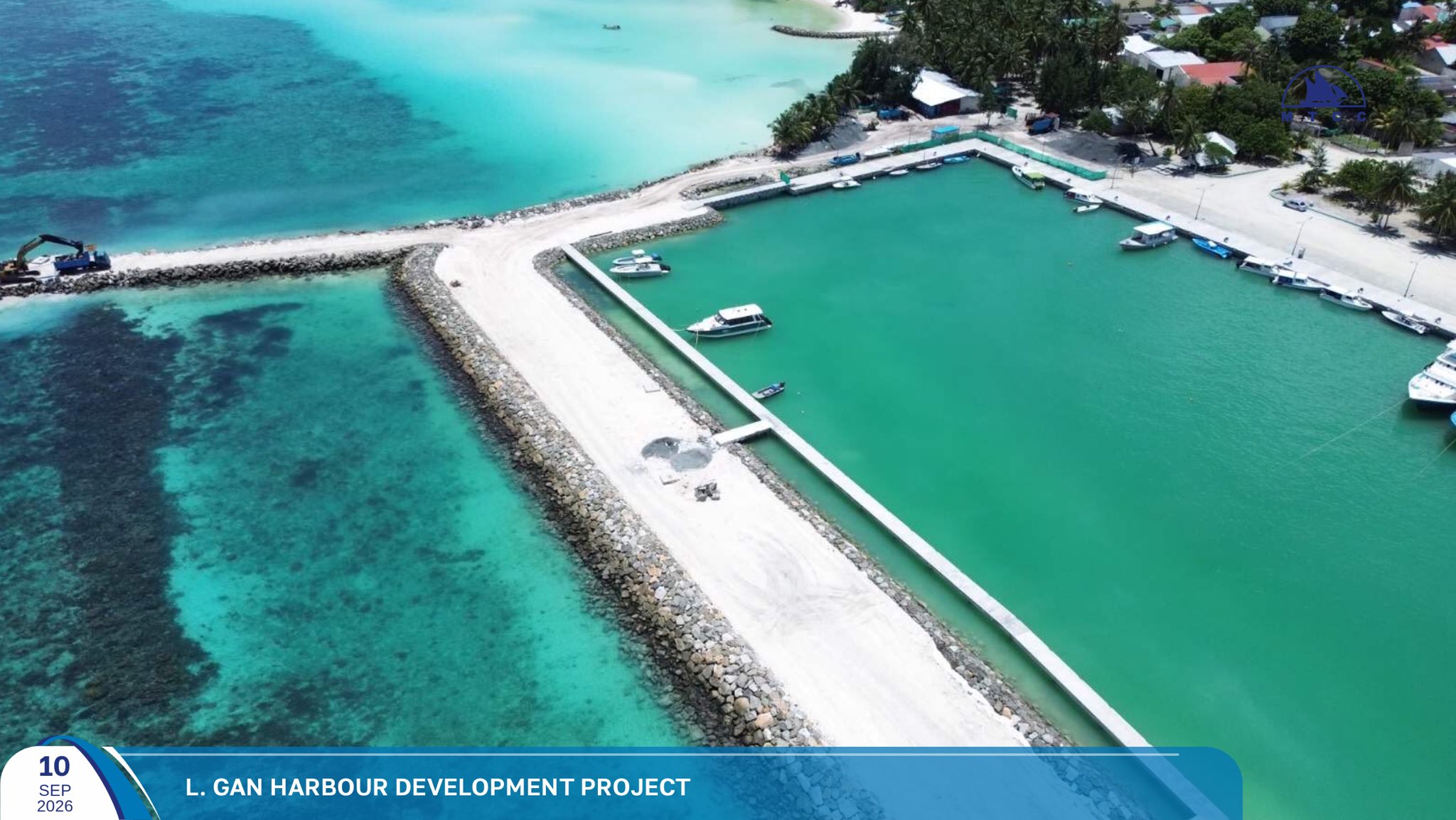 ލ. ގަމު ބަނދަރު އަޕްގްރޭޑް ކުރުމުގެ މަޝްރޫޢުގެ 87 އިންސައްތަ މަސައްކަތް ނިމި، ފަހު މަރުޙަލާއާ ގާތްވެއްޖެ