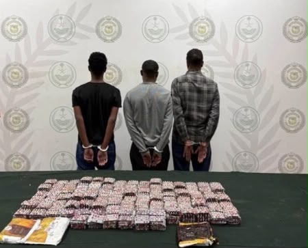 ސައުދީ އަރަބިއްޔާ އިން ގިނަ އަދަދެއްގެ މަސްތުވާތަކެއްޗާއި މަނާ ބޭސްތަކަކާއެކު އިތިއޯޕިއާގެ ތިން މީހަކު ހައްޔަރަށް