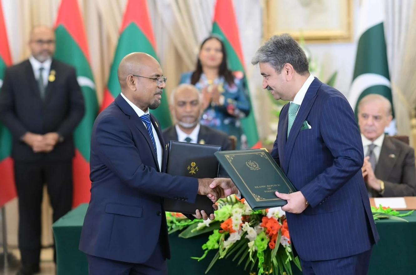 ޕާކިސްތާނާއެކު ސޮއިކުރި އެއްބަސްވުންތަކުގެ ތެރޭގައި ދިފާޢީ ދާއިރާއިން އެއްބާރުލުން ދިނުމުގެ ދެ ފަހުމުނާމާ
