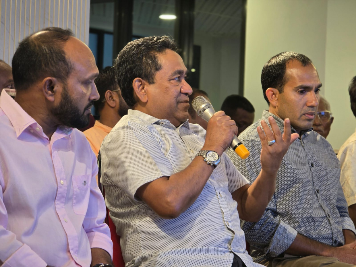 ސަރުކާރު ބަދަލުކުރަން ޕީއެންފް އިން މަގުމައްޗަށް ނިކުންނަން ޖެހޭކަމަށް ގަބޫލެއް ނުކުރަން، އެކަން ކުރަންޖެހޭނީ އެމްޑީޕީން: ޔާމީން