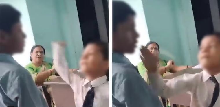 މުސްލިމް ދަރިވަރެއްގެ މޫނުމަތީގައި ޖަހަން ބުނާ ވީޑިއޯއެއް ވައިރަލްވެއްޖެ