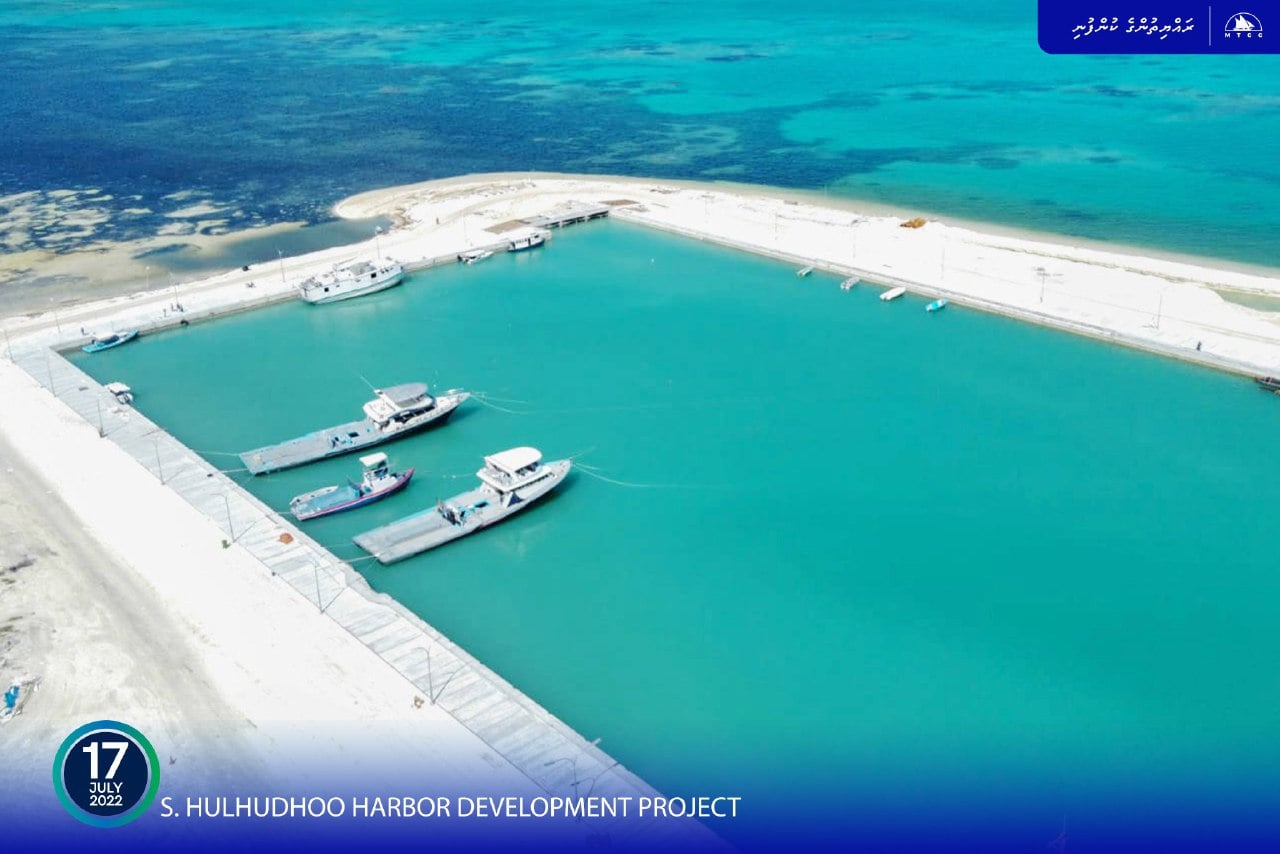 ހުޅުދޫ ބަނދަރުގެ 88 ޕަސެންޓް މަސައްކަތް ނިންމާލައިފި