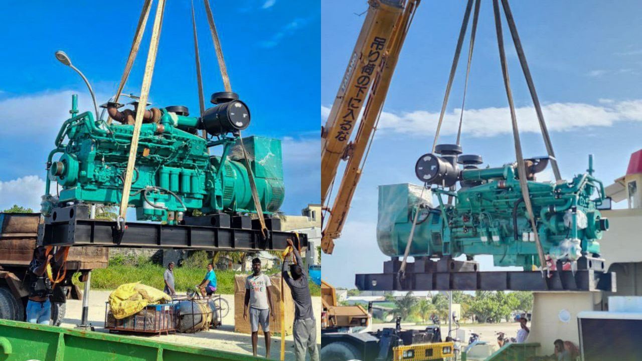 ކަރަންޓުގެ ހާލަތު ރަނގަޅުކުރަން މި އަހަރު 43 ޖެނެޜޭޓަރު އަލަށް ގެނެސް އިންސްޓޯލްކޮށްފި