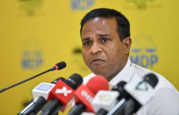 އެމްޑީޕީގެ ޑެޕިއުޓީ ޗެއާޕާސަންކަމުން އަހުމަދު އަބްދުﷲ އިސްތިއުފާދެއްވައިފި