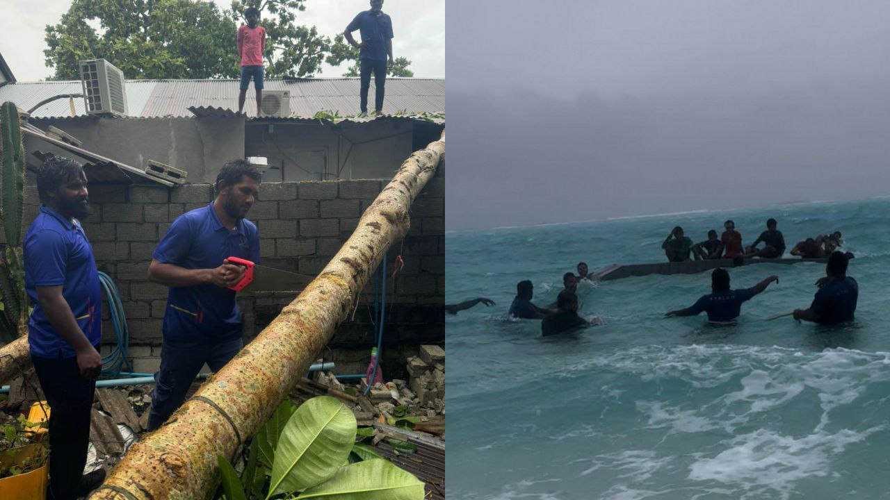 ގަދަ ކޮޅިގަނޑުގައި ތޮއްޑޫ ރައްޔިތުންނަށް ސްޓެލްކޯގެ މުވައްޒަފުންގެ އެހީ