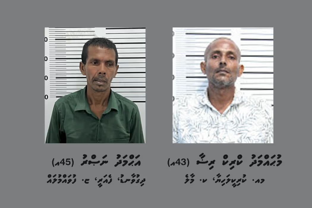 އޮފީހެއް ފަޅާލައި ވައްކަންކުރި ދެ މީހަކު ހައްޔަރުކޮށްފި