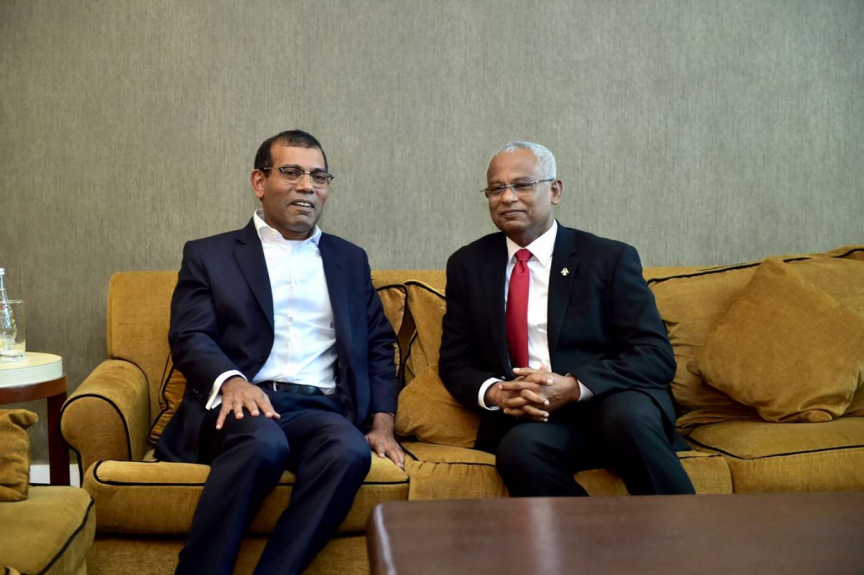 އަޅުގަނޑުގެ ހަޔާތުގައި އެއްވެސް ކަމަކާ ރައީސް ޞާލިހާ ވާދައެއް ނުކުރާނަން: ރައީސް ނަޝީދު