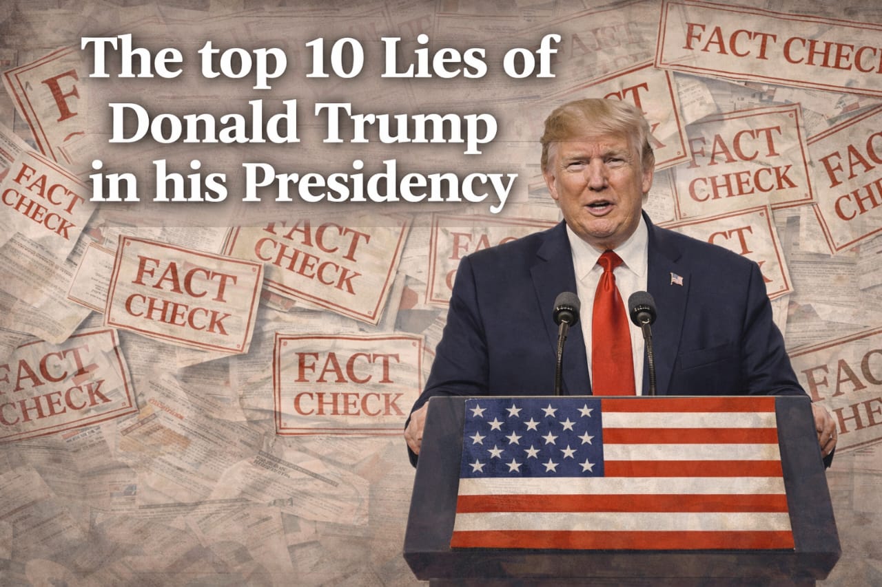 ޓްރަމްޕްގެ ރިޔާސީ ދައުރު: އެއް ދުވަހެއްގެ ތެރޭގައި 503 ދޮގު ހަދައި ރެކޯޑެއް