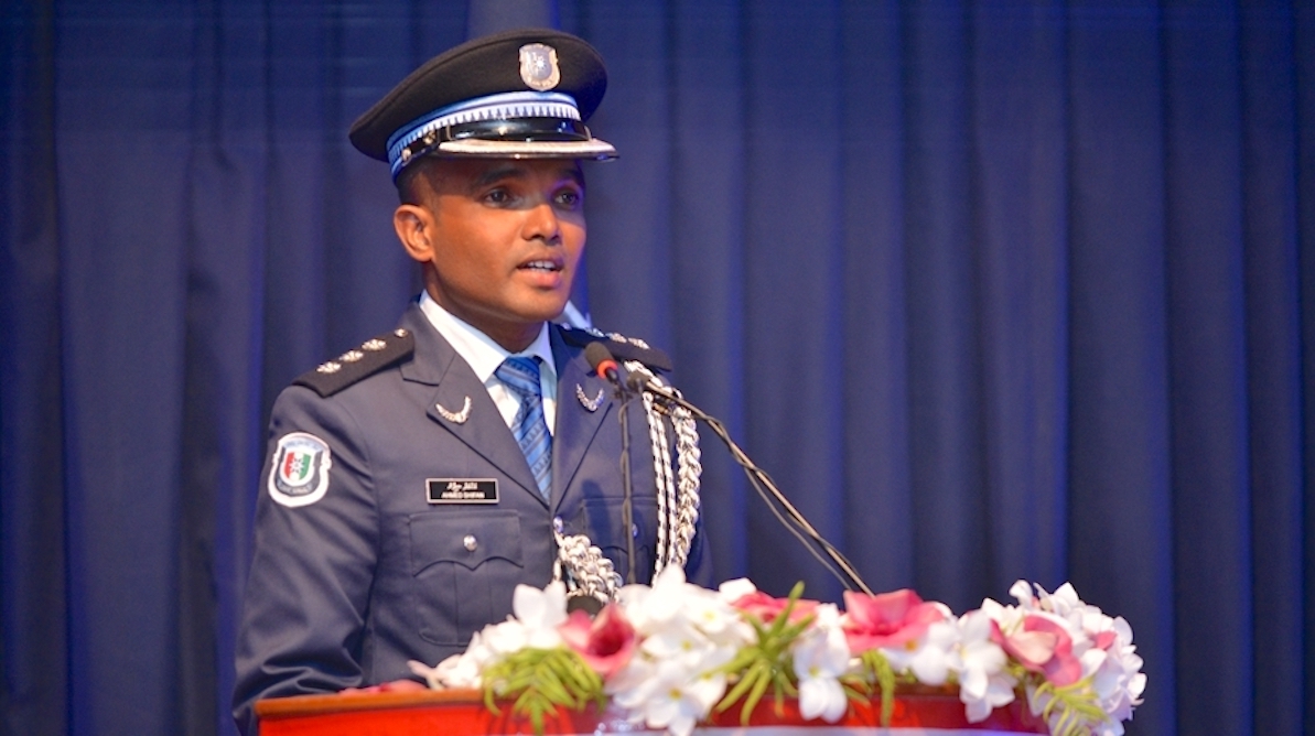 ފުލުހުންގެ ތަރުޖަމާނުގެ މަޤާމުން އެސިސްޓެންޓް ކޮމިޝަނަރު ޝިފާން ވަކިކޮށްފި