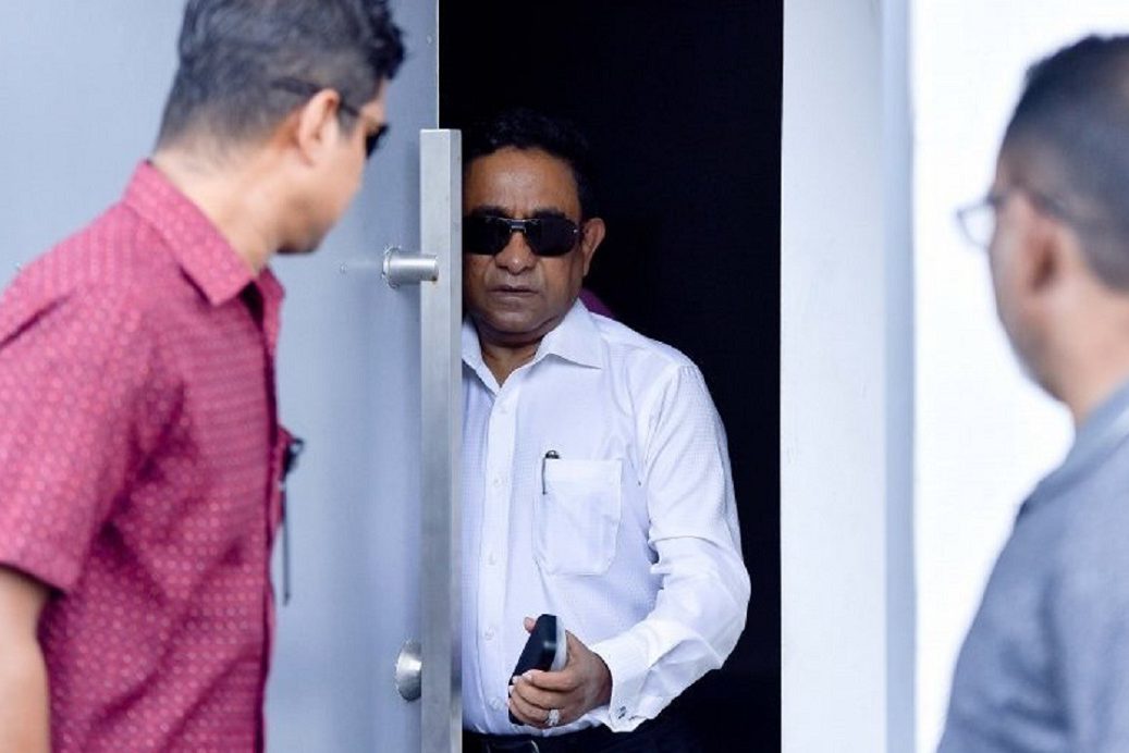 އުސޫލުތަކަށް ބެލުމެއް ނެތި ރޭވެސް ރައީސް ޔާމީން ޕާޓީގެ ޖަލްސާގައި