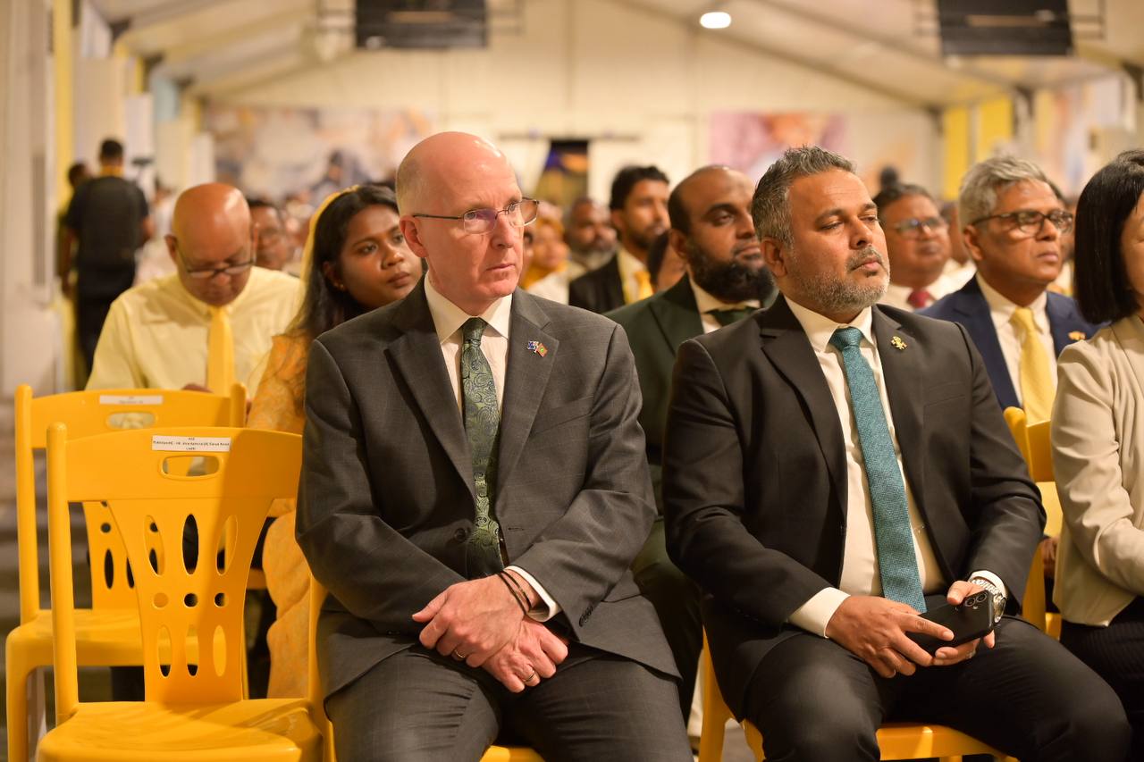 އެމްޑީޕީގެ ކޮންގްރެސް ހުޅުވުމުގެ ޖަލްސާއަށް ޕީއެންސީގެ ފަރާތުން މިނިސްޓަރު ޝިޔާމް ވަޑައިގެންފި