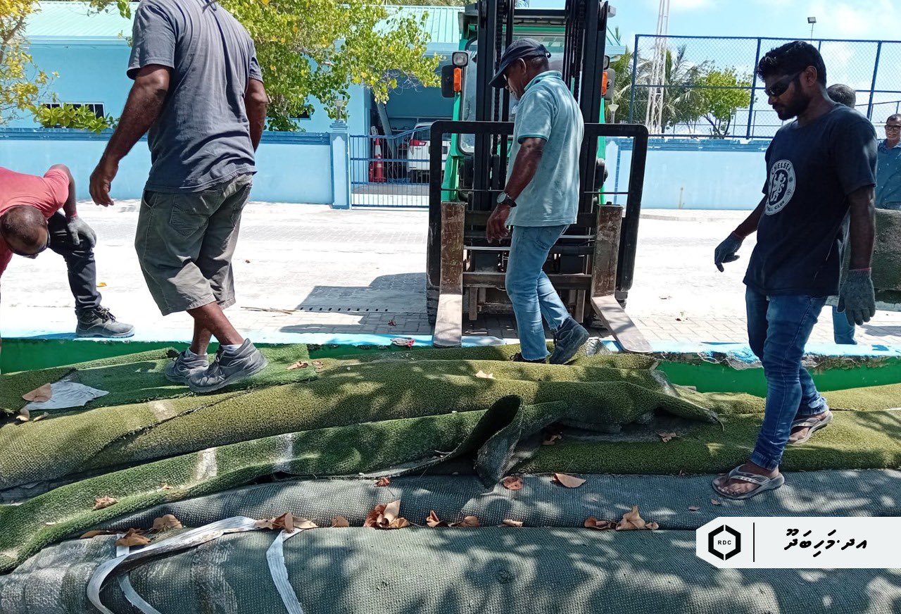 މަހިބަދޫ ފުޓްސަލް ދަނޑާއި ވެލިދޫ ރިހެބިލިޓޭޝަން ސެންޓަރުގެ މަސައްކަތް ބާރު ސްޕީޑުގައި ކުރިއަށް