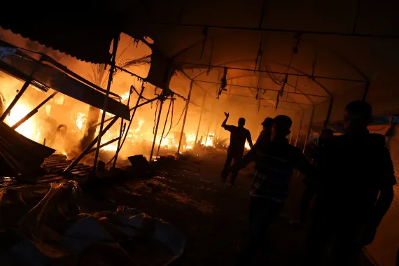 ޣައްޒާގެ ހޮސްޕިޓަލަކަށް އިސްރާއީލުން ދިން ހަމަލާއެއްގައި 4 މީހުން މަރުގެ ގިނަ ބަޔަކު ޒަޚަމްވެއްޖެ