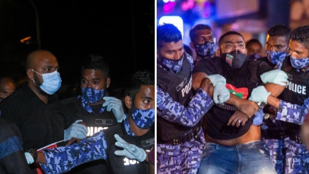 ބަޑި ބުރާސްފަތި މުޒާހަރާ؛ ޝުޖާއަށް 6 ތުހުމަތު، ނަބީލަށް 2 ތުހުމަތު