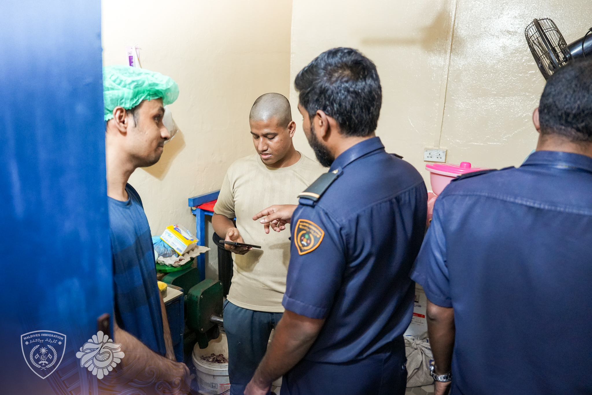 މާލޭގެ 5 ތަނެއް ބަލައިފާސްކޮށް، 3 ބިދޭސީއަކު އިމިގްރޭޝަންގެ ބެލުމުގެ ދަށަށް